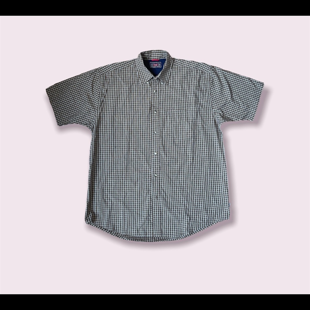 Wrangler Size-L Light-Brown Plaid Shirt